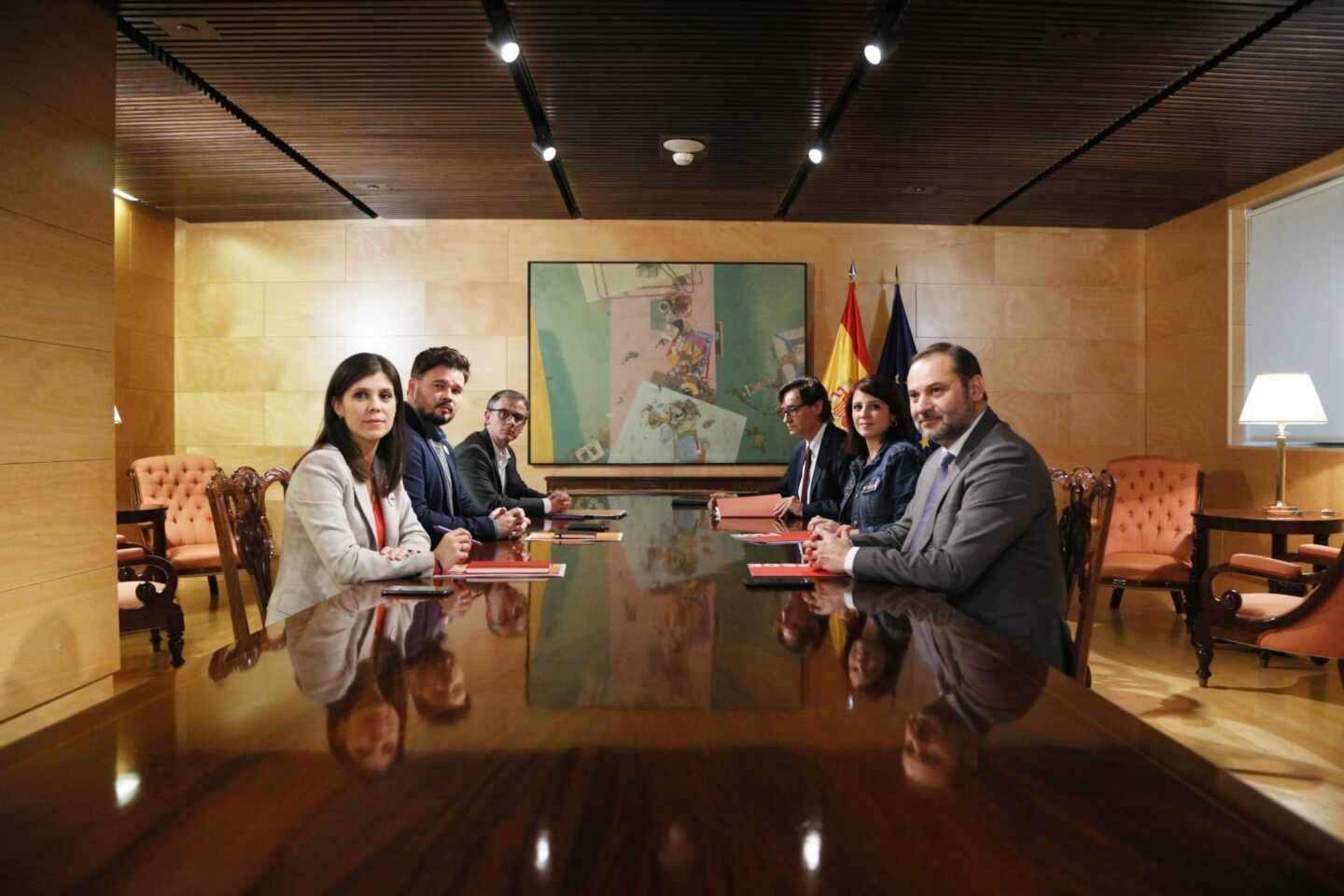 Los peones de Junqueras y Puigdemont en la mesa de diálogo de Pedro Sánchez