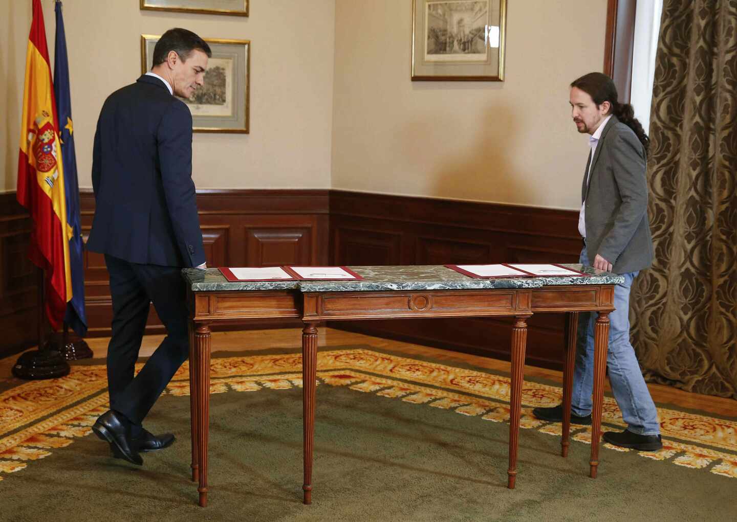 Podemos contempla ocupar altos cargos en los ministerios que controle el PSOE