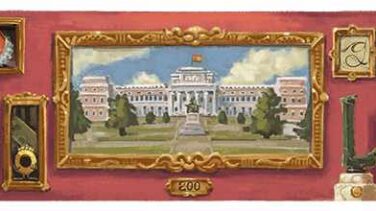 Google felicita al Prado por su bicentenario con un doodle