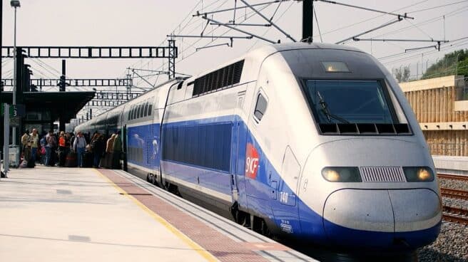 Un tren de la compañía SNCF.