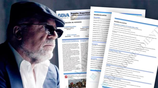 El comisario en prisión provisional, José Manuel Villarejo, y sus informes para BBVA.