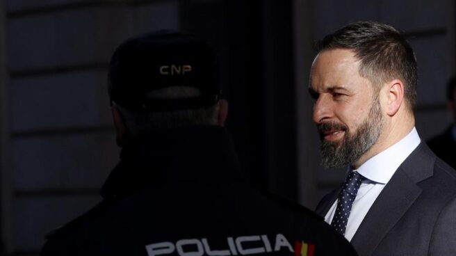 El líder de Vox, Santiago Abascal