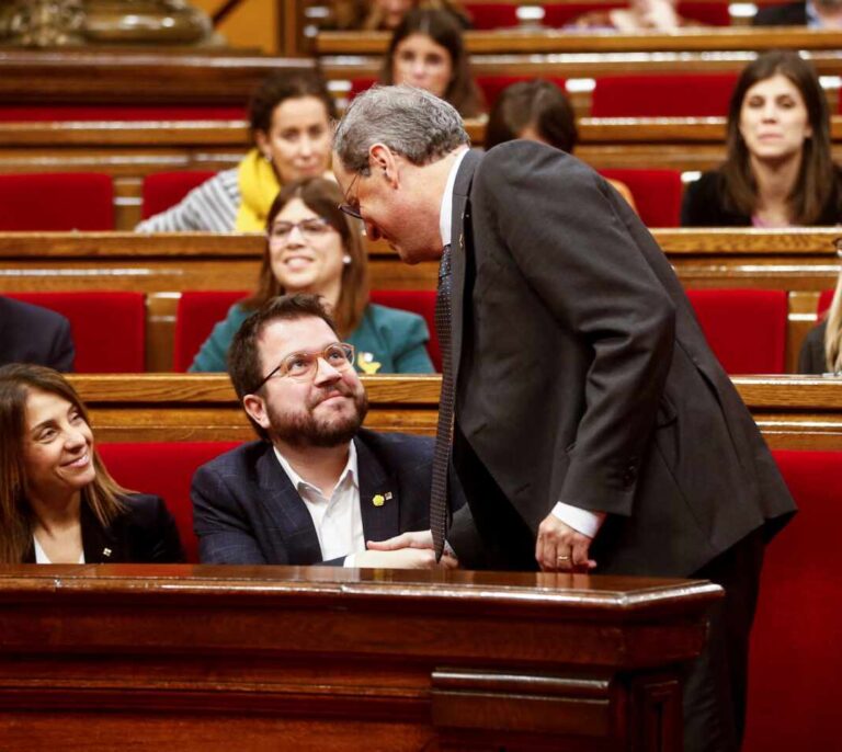 ERC da por buena la tregua presupuestaria de Torra