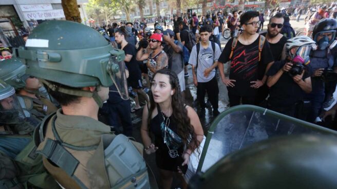 Chile protestas jóvenes