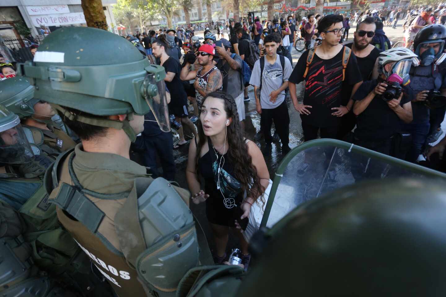 Chile protestas jóvenes