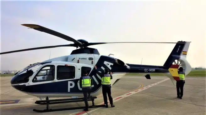 El helicóptero Condor de la Policía Nacional vigilará Madrid estas navidades