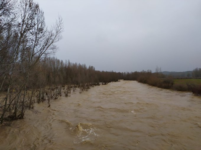 Situación complicada en el Duero: 34 tramos en alarma y 29 en alerta