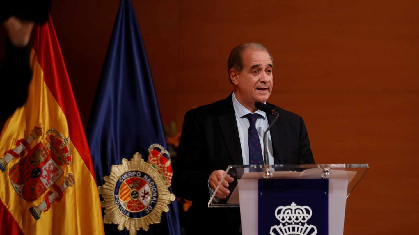 Francisco Pardo Piqueras, director general de la Policía Nacional, en un acto oficial.