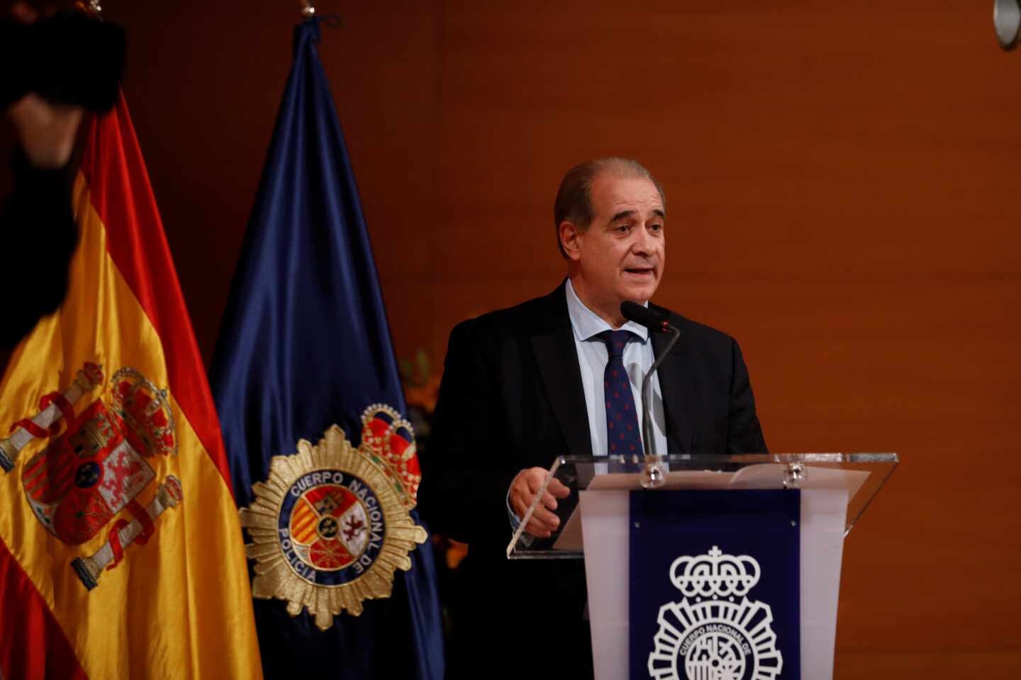 Francisco Pardo Piqueras, director general de la Policía Nacional, en un acto oficial.