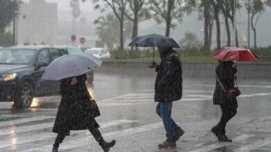 Lluvias en el norte para acabar el puente, según la Aemet