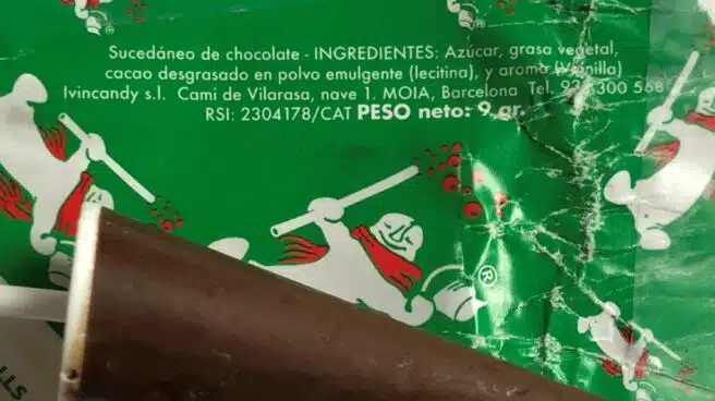 Sanidad alerta de alérgenos no declarados en chocolates con forma de paraguas