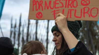 Decenas de activistas bloquean la entrada a la Cumbre del Clima en Ifema