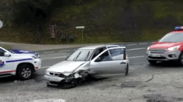 Sin carné, positivo en drogas y a gran velocidad: la frustrada fuga de un joven en Alsasua