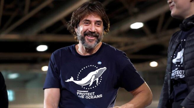 Javier Bardem, en la Cumbre del Clima.
