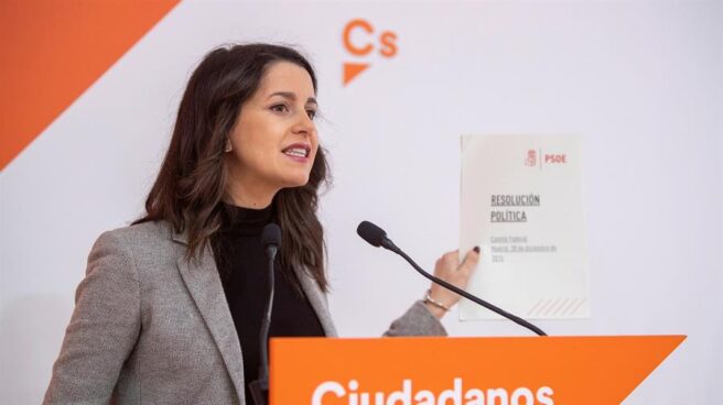 La líder de Ciudadanos, Inés Arrimadas.