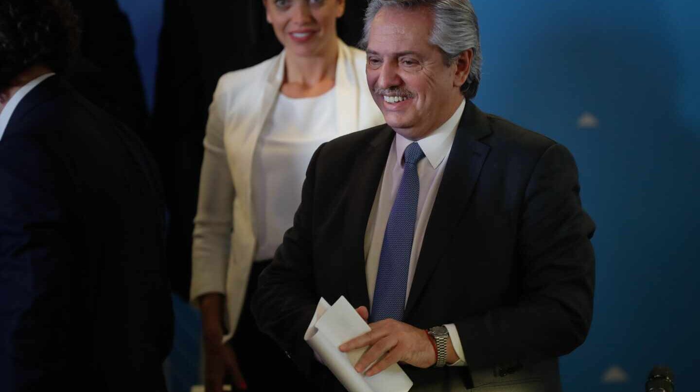 Alberto Fernandez presidente peronista de Argentina
