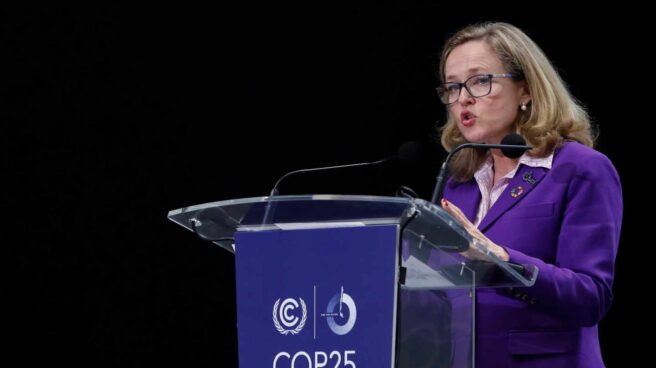 La ministra de Economía, Nadia Calviño.