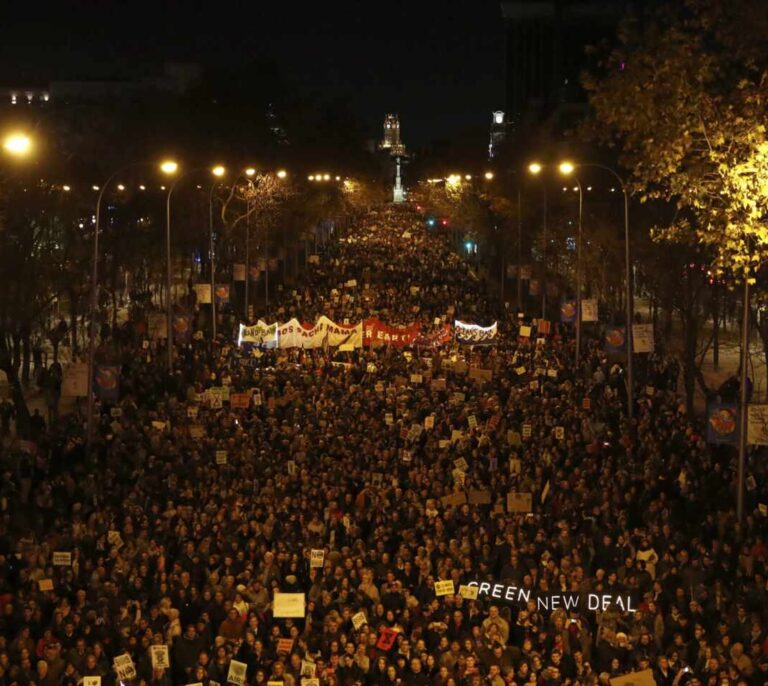 Guerra de cifras en la Marcha por el Clima: de 15.000 a 500.000