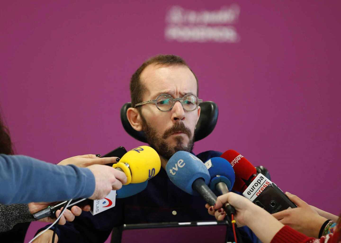 Echenique destaca la "altura de Estado" de Junqueras y confía en que ERC apoye los Presupuestos