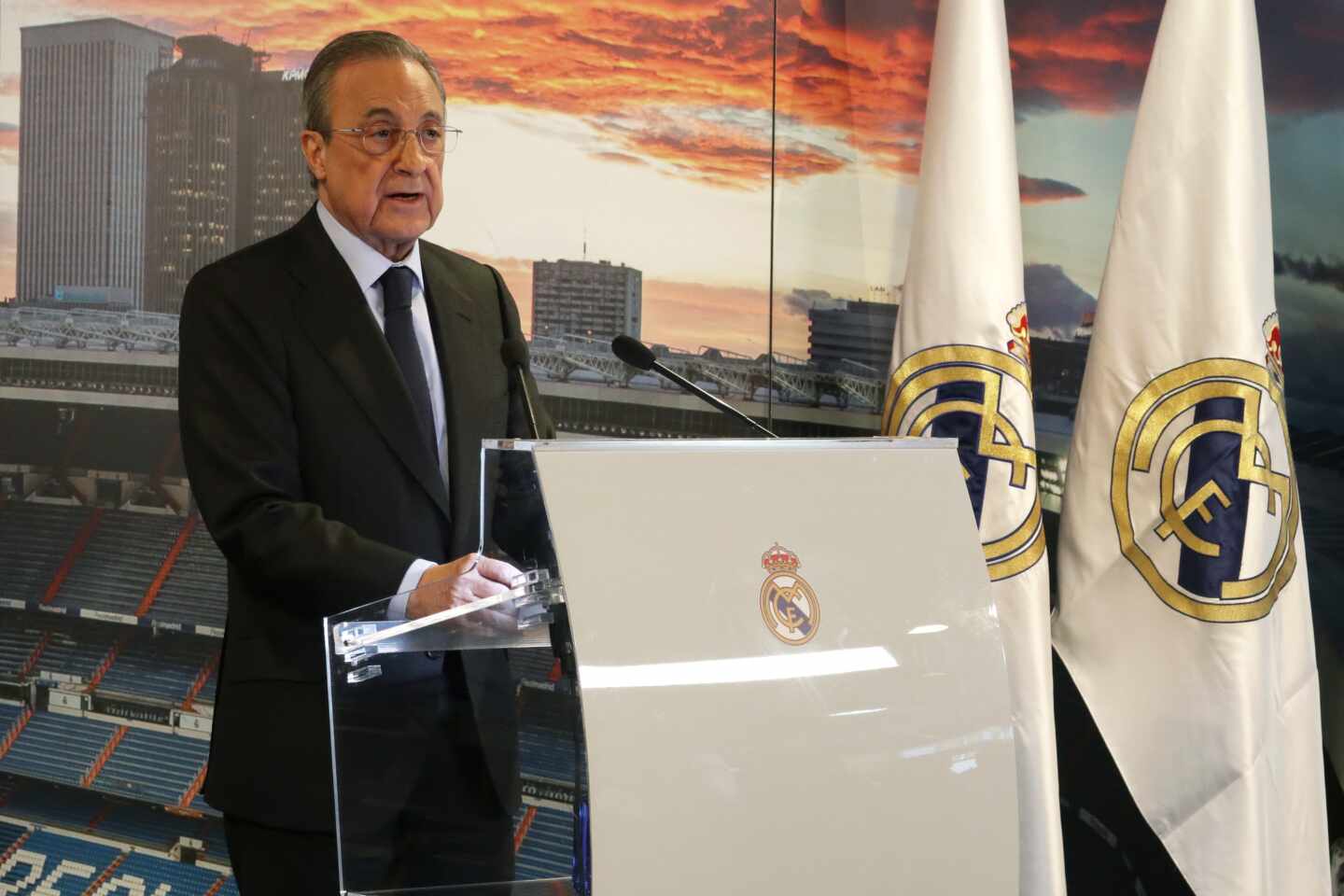 Florentino Pérez rebaja la tensión del Clásico, "el gran referente internacional"