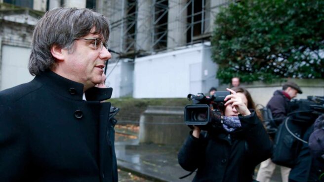 Carles Puigdemont, en Bruselas.