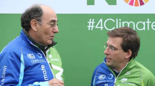 El presidente de Iberdrola, Ignacio Sánchez Galán, y el alcalde de Madrid, José Luis Martínez Almeida.