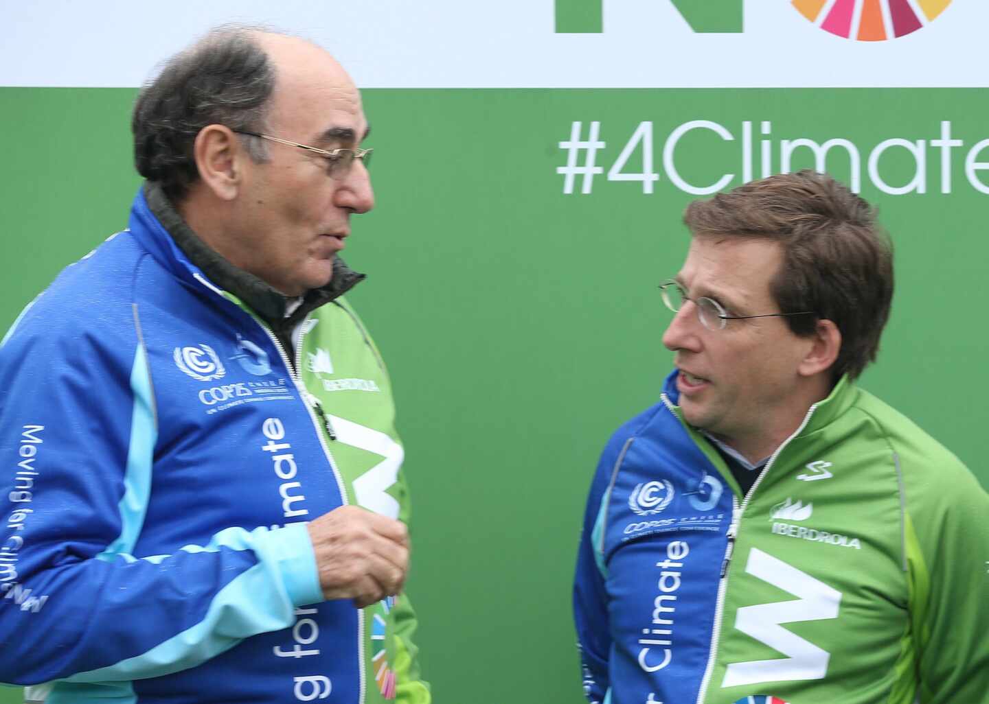 El presidente de Iberdrola, Ignacio Sánchez Galán, y el alcalde de Madrid, José Luis Martínez Almeida.