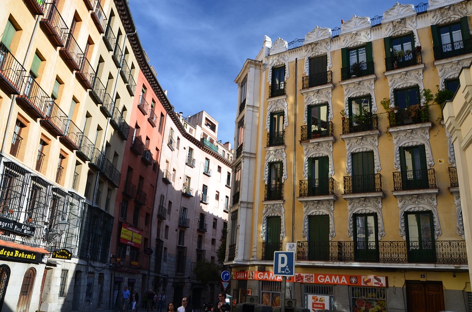 Edificios en Madrid.