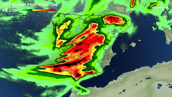 Tiempo para esta semana: una nueva borrasca dejará lluvias intensas