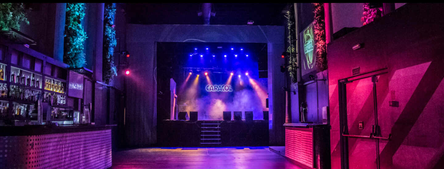Imagen de la Sala Caracol de Madrid.