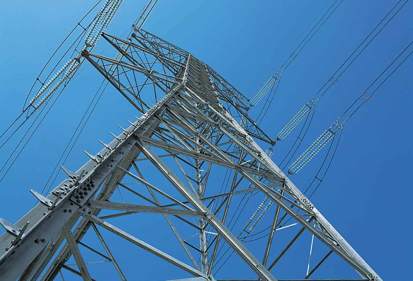 Torre de electricidad de la red de alta tensión española.