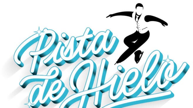 Cartel de la pista de hielo de Javier Fernández