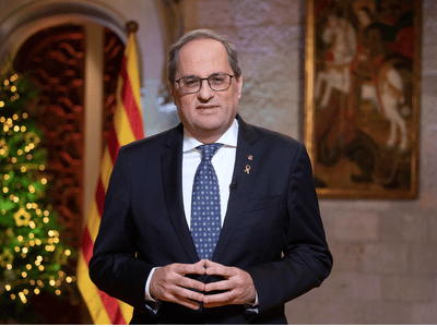 Torra exige a ERC un referéndum de autodeterminación para avalar el diálogo con el PSOE