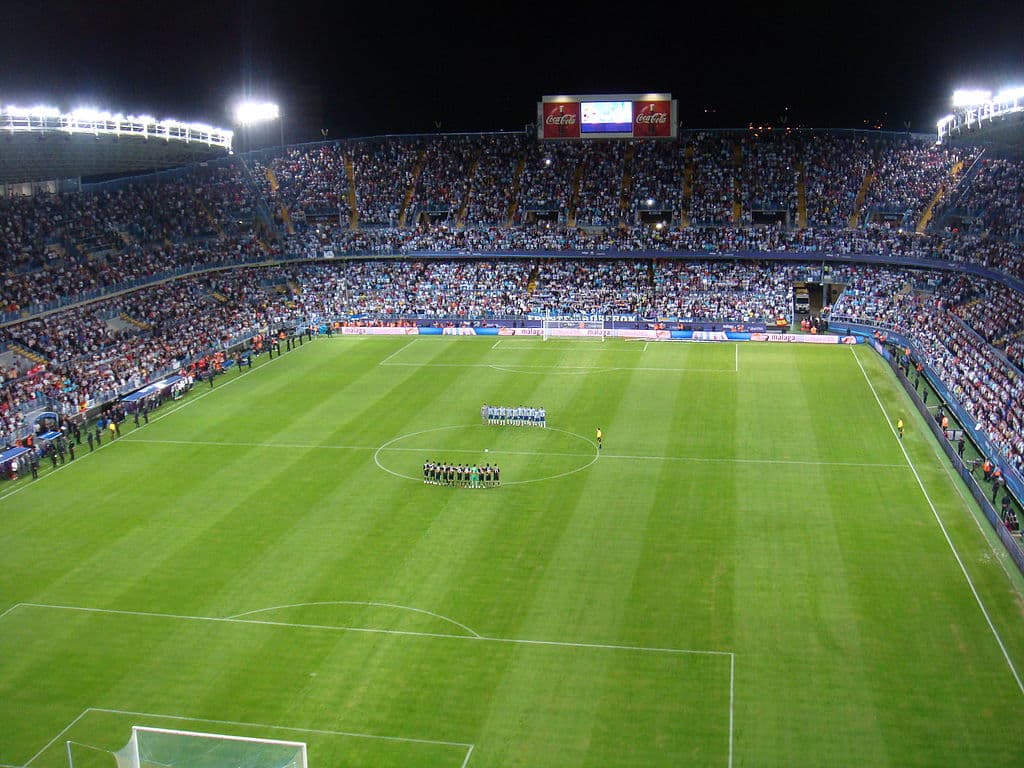 La Policía Nacional entra en el estadio del Málaga C.F por orden judicial