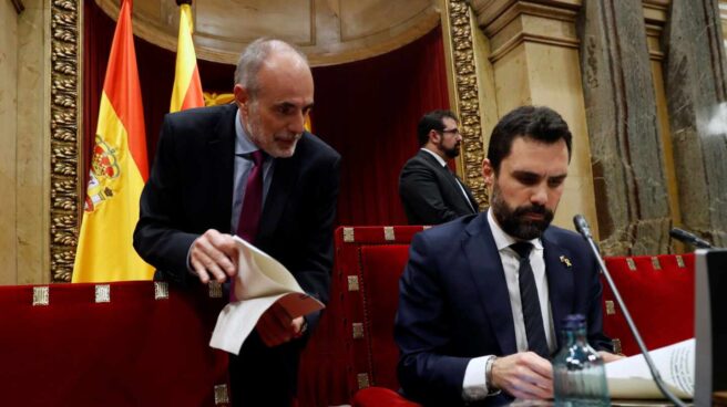 El presidente del Parlament de Cataluña, Roger Torrent.