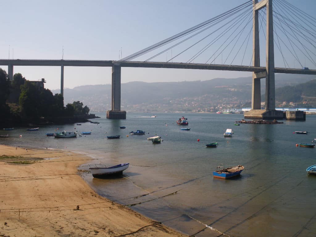 Retiran una granada de mortero que apareció de la playa de Rande en Pontevedra