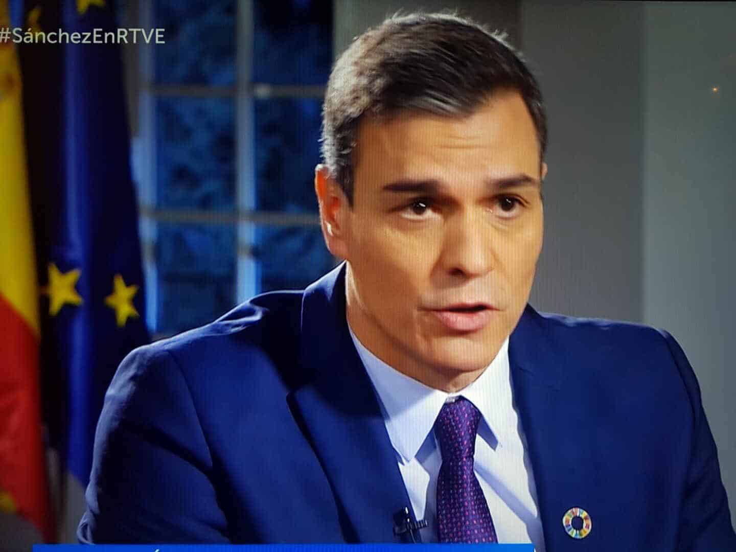 Pedro Sánchez tropieza en TVE: su entrevista sólo atrae al 11,4% de la audiencia