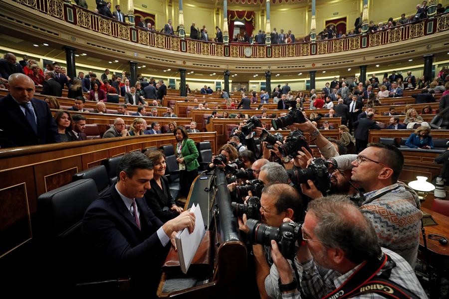 Lea aquí el discurso completo de investidura de Pedro Sánchez