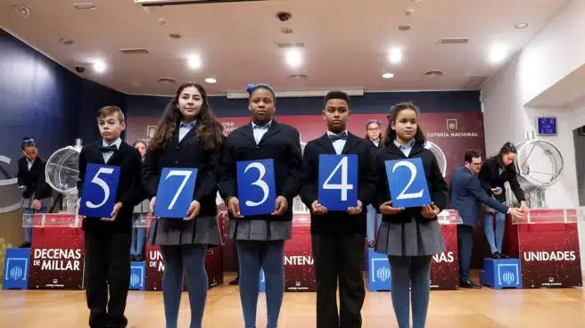 El número 57342, primer premio del Sorteo de 'El Niño'