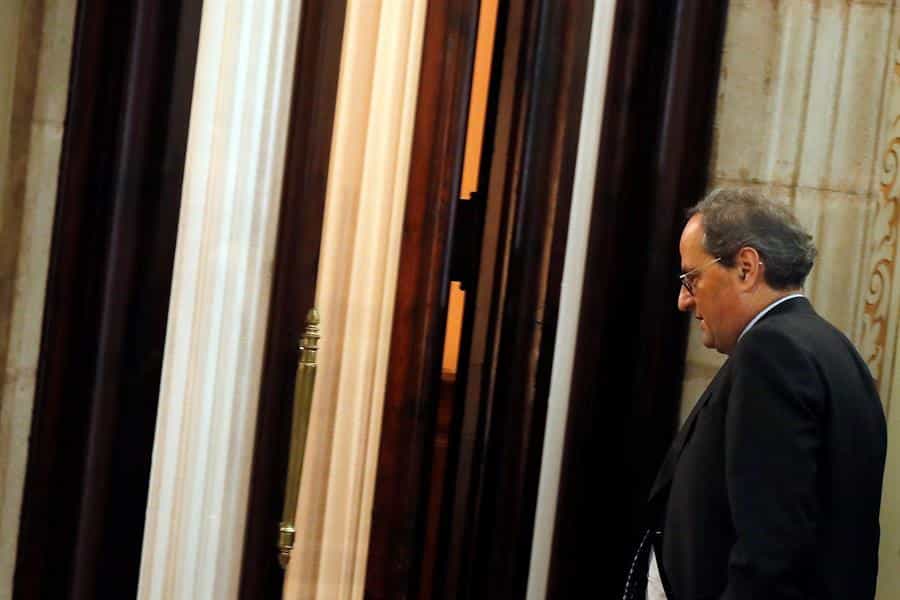 Torra pone en vilo a ERC al convocar una declaración por sorpresa