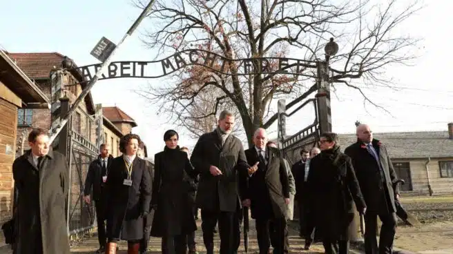 Los Reyes visitan Auschwitz por primera vez