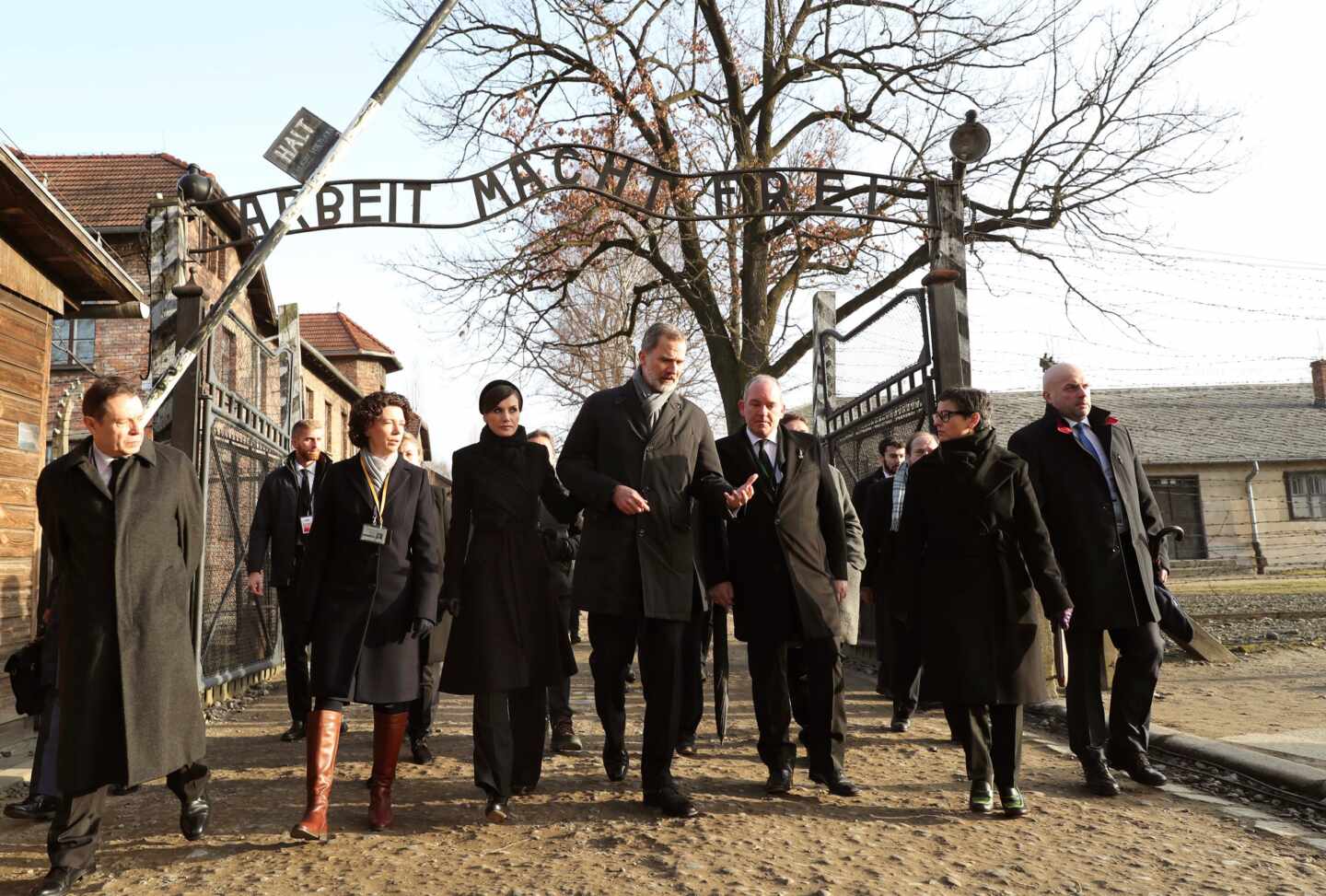 Los Reyes visitan Auschwitz por primera vez