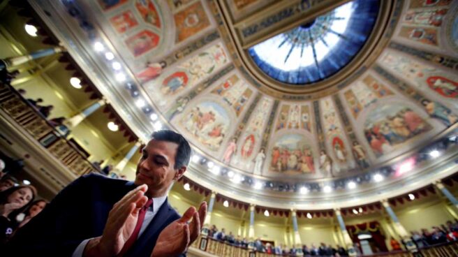 Pedro Sánchez, en el Congreso.