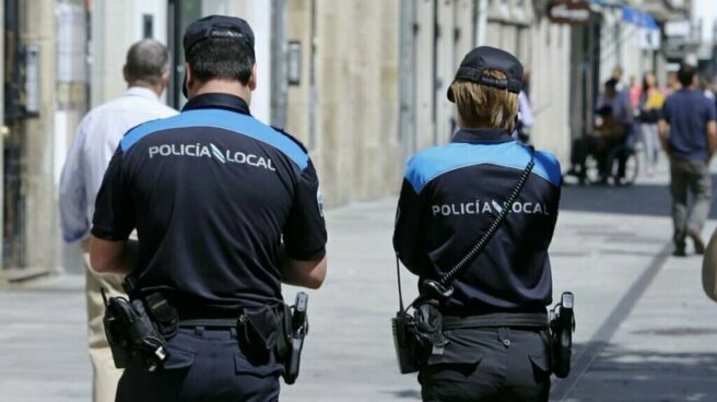 Policías locales de Vigo. Archivo EFE.