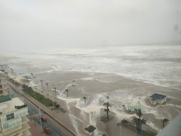 Imagen de la playa de Gandía