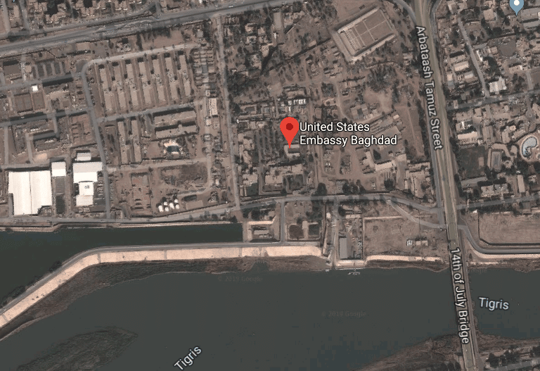 Varios proyectiles impactan cerca de la embajada de Estados Unidos en Irak