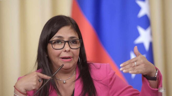 Delcy Rodríguez no figuraba dentro de la ‘lista negra’ en el ordenador de la Policía en Barajas La vicepresidenta ejecutiva de Venezuela, Delcy Rodríguez.