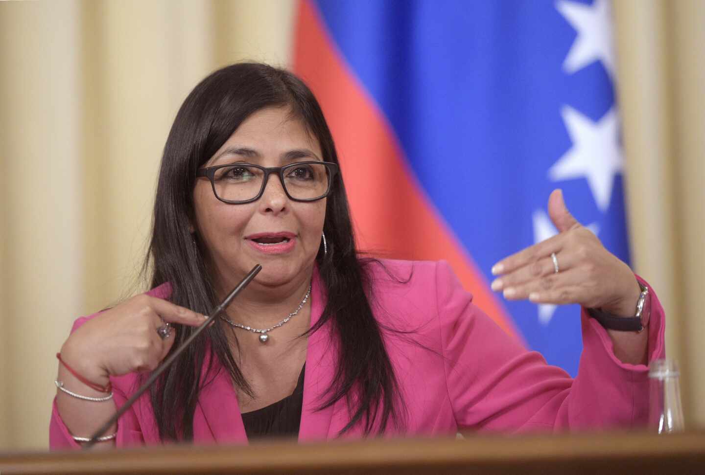 La vicepresidenta ejecutiva de Venezuela, Delcy Rodríguez.