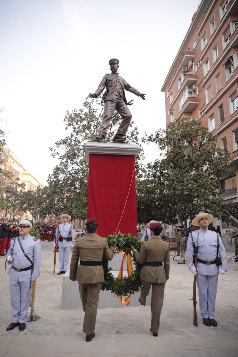 Madrid rinde homenaje a los últimos de Filipinas con una nueva estatua