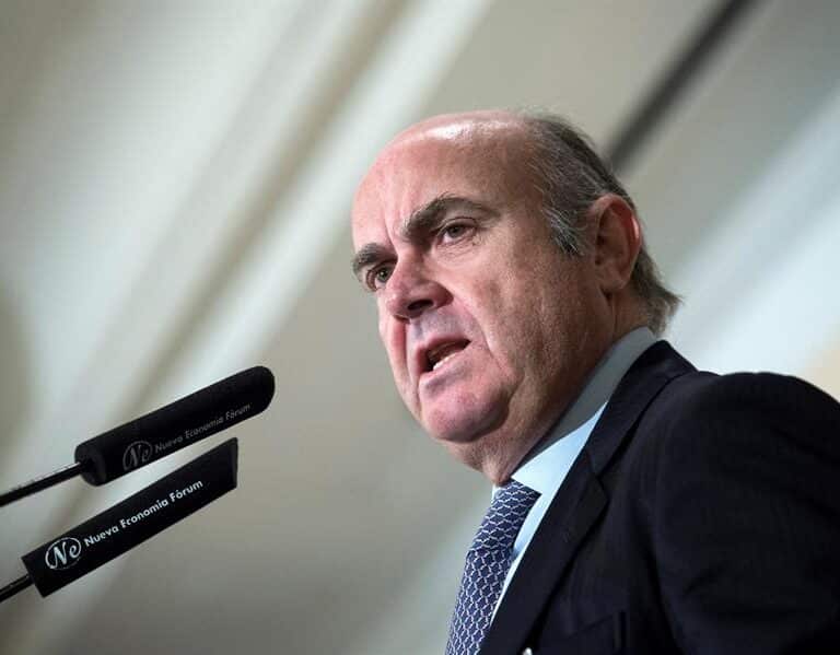 Guindos: España queda fuera de los nuevos centros financieros surgidos por el 'Brexit'
